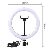 Dimmable LED Selfie Ring Light with 2m Stand